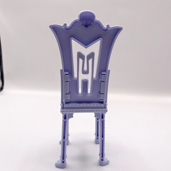 Monster High High-Back Chair Accessory – Lavender “MH” Throne - Free with Doll - Picture 2 of 5